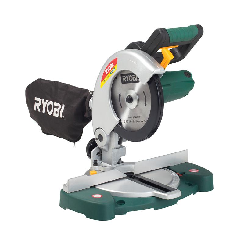 Ryobi 210mm mitre outlet saw