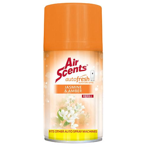 Air Scents Autofresh Automatic Spray Refill – Jasmine and Amber 250ml