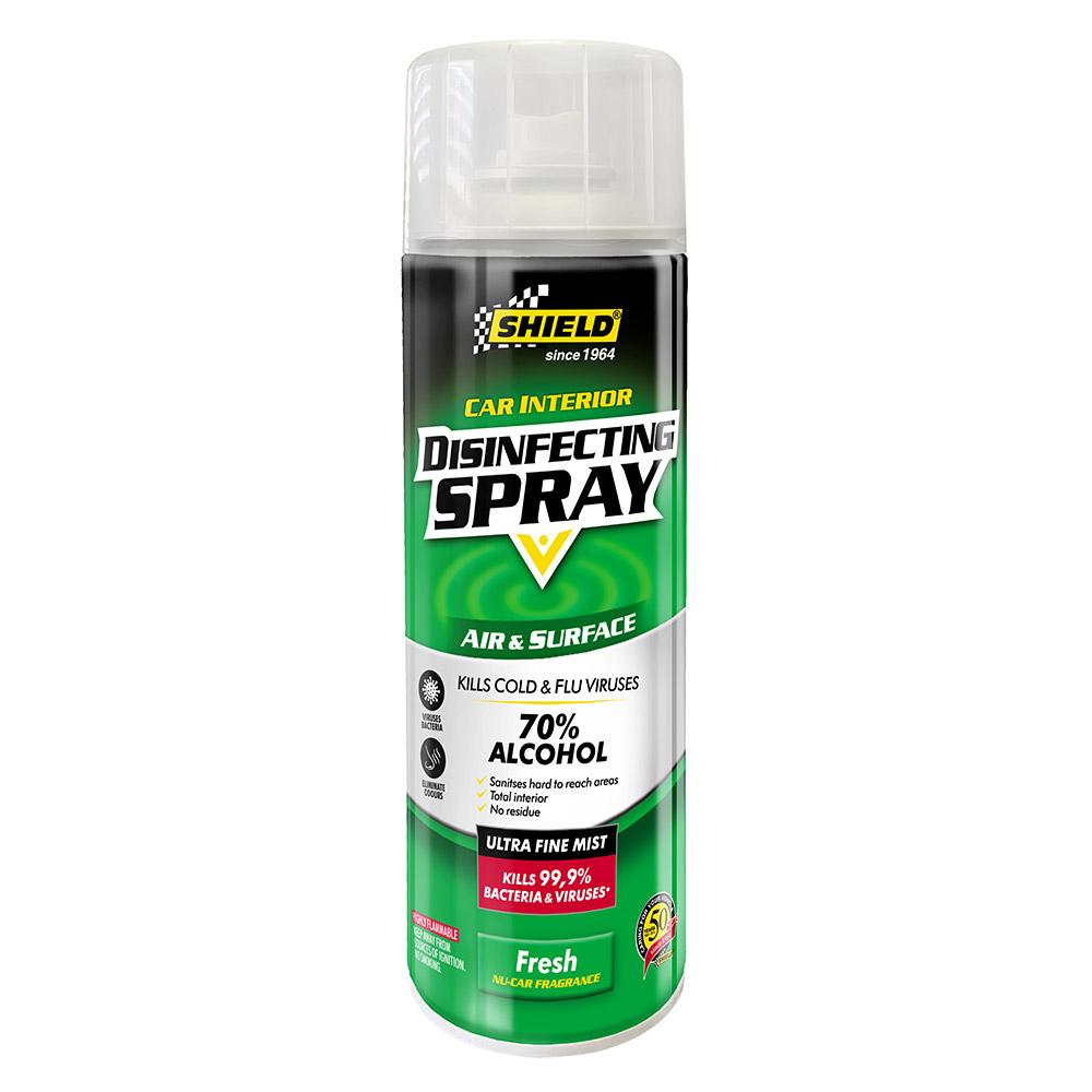 Shield Car Interior Disinfecting Spray 70% Alcohol 500ml