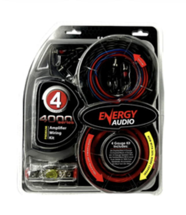 Energy Audio Pro Wiring Kit 4 Gauge