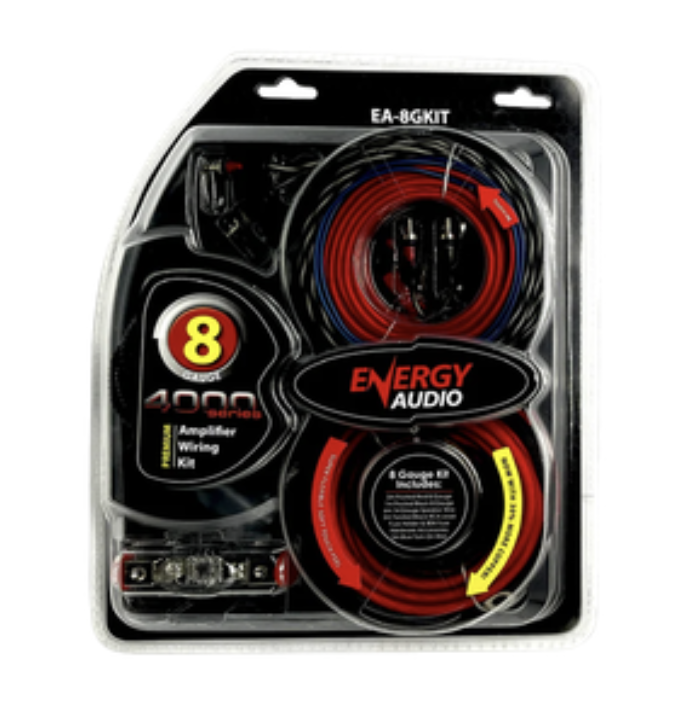 Energy Audio Pro Wiring Kit 8 Gauge