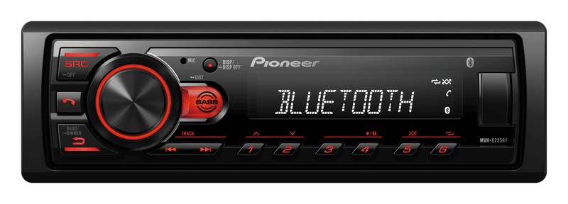 Pioneer MVH-S325BT Single DIN Radio Bluetooth/USB