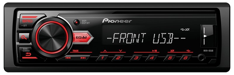 Pioneer Single DIN Media Player USB/AUX