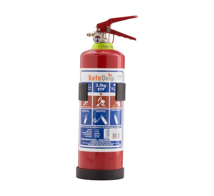 SafeQuip DCP Fire Extinguisher with Bracket 2.5kg