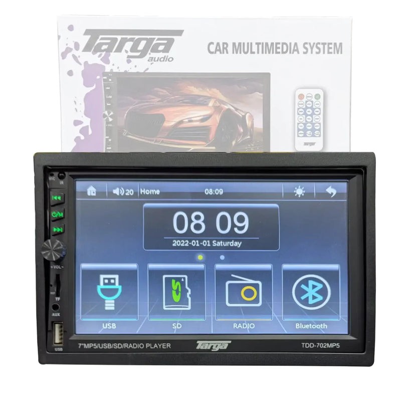 Targa Double DIN Radio Bluetooth/USB