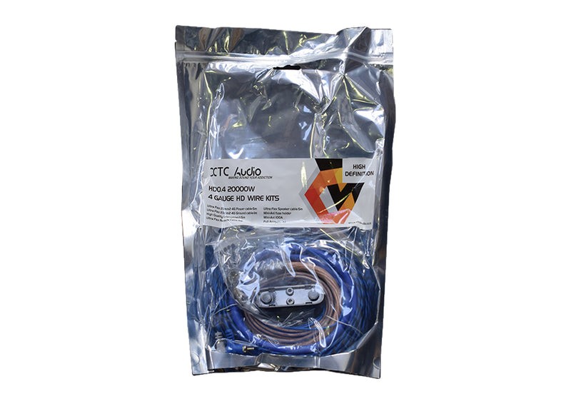 XTC Audio 4 Gauge Amplifier Wiring Kit