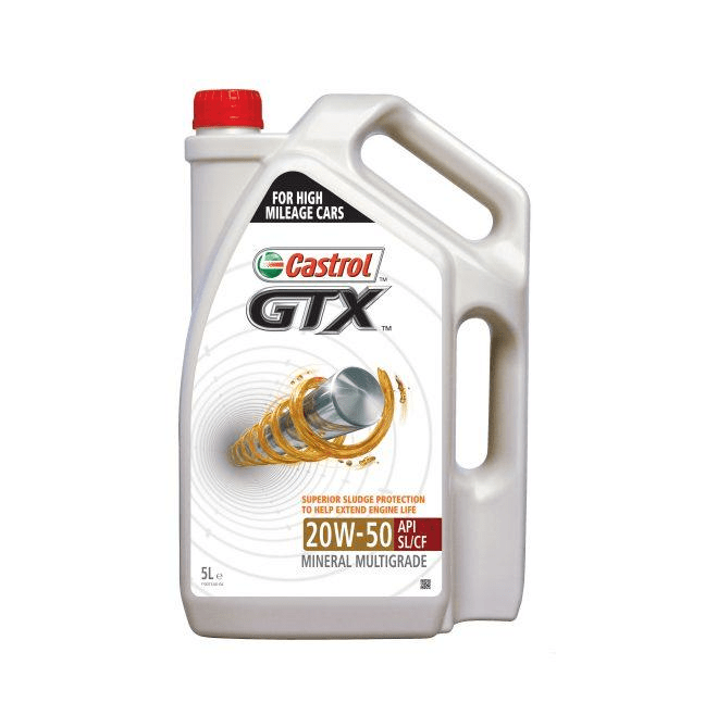 Castrol GTX 20W-50 5L - Lesotho Motor Clinic (Pty) Ltd