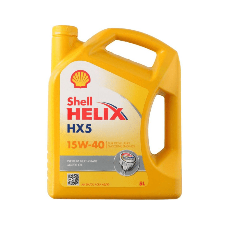 Shell Helix HX5 15W-40 Premium Multi Grade Motor Oil 5L - Lesotho Motor Clinic (Pty) Ltd