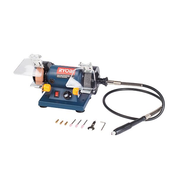 Ryobi Bench Grinder 120W Multi-Purpose with Flexible Shaft BG-120 - Lesotho Motor Clinic (Pty) Ltd