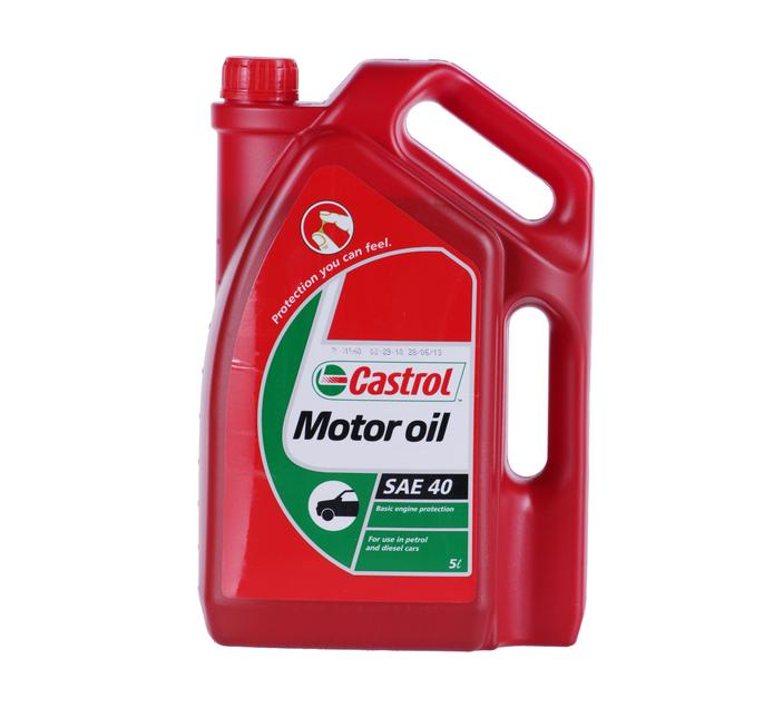 Castrol SAE 40 Motor Oil 5L - Lesotho Motor Clinic (Pty) Ltd