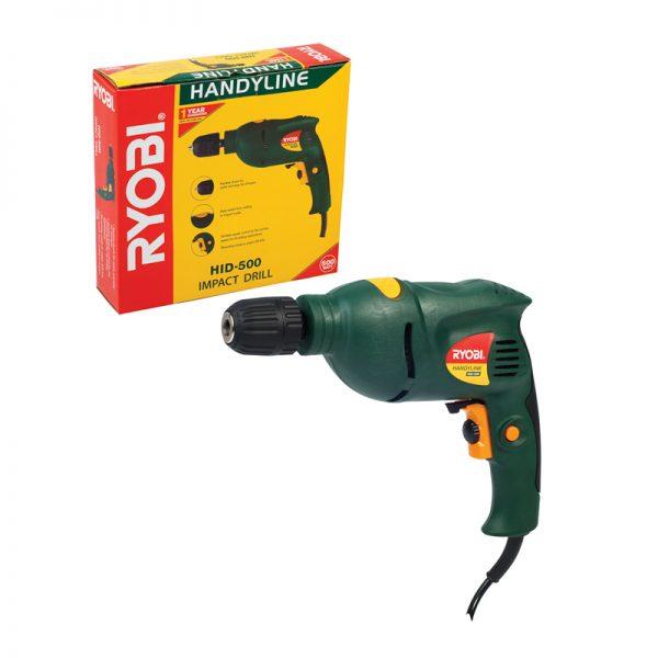 Ryobi Drill Impact 10MM 500W Var / Rev Keyless Chuck HID-500 - Lesotho Motor Clinic (Pty) Ltd