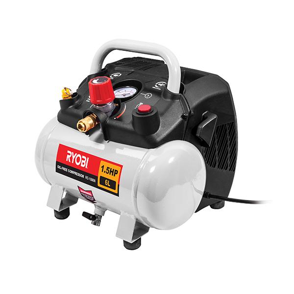 Ryobi 1.1KW Oil-Free Compressor RC-1506N - Lesotho Motor Clinic (Pty) Ltd