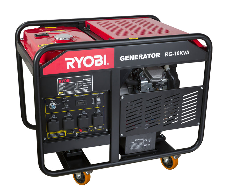 Ryobi 11 000W 4-Stroke Generator RG-10KVA - Lesotho Motor Clinic (Pty) Ltd