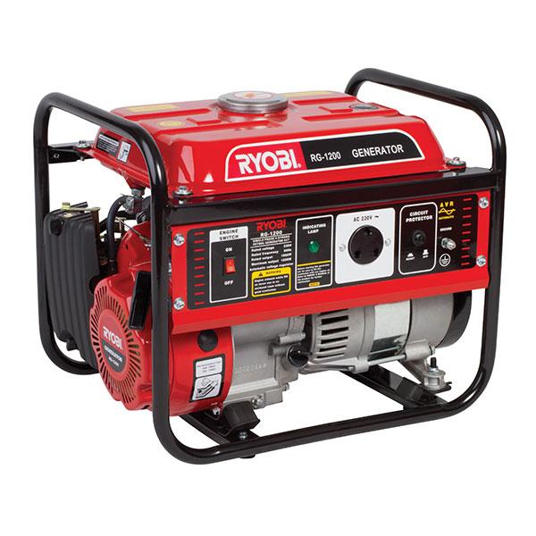 Ryobi 1200W 4-Stroke Generator Pull-Start RG-1200 - Lesotho Motor Clinic (Pty) Ltd