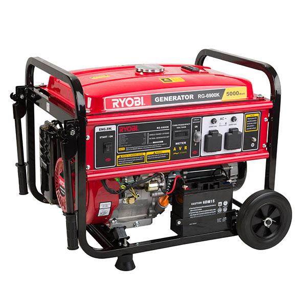 Ryobi 5500W 4-Stroke Generator RG-6900K - Lesotho Motor Clinic (Pty) Ltd