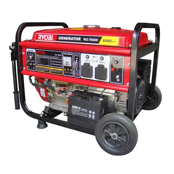 Ryobi 6500W 4-Stroke Generator RG-7000K - Lesotho Motor Clinic (Pty) Ltd