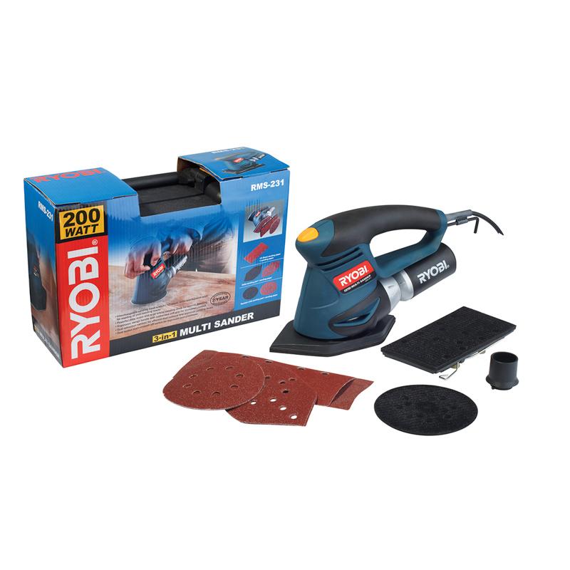 Ryobi Random Multiple Function Sander RMS-231 - Lesotho Motor Clinic (Pty) Ltd