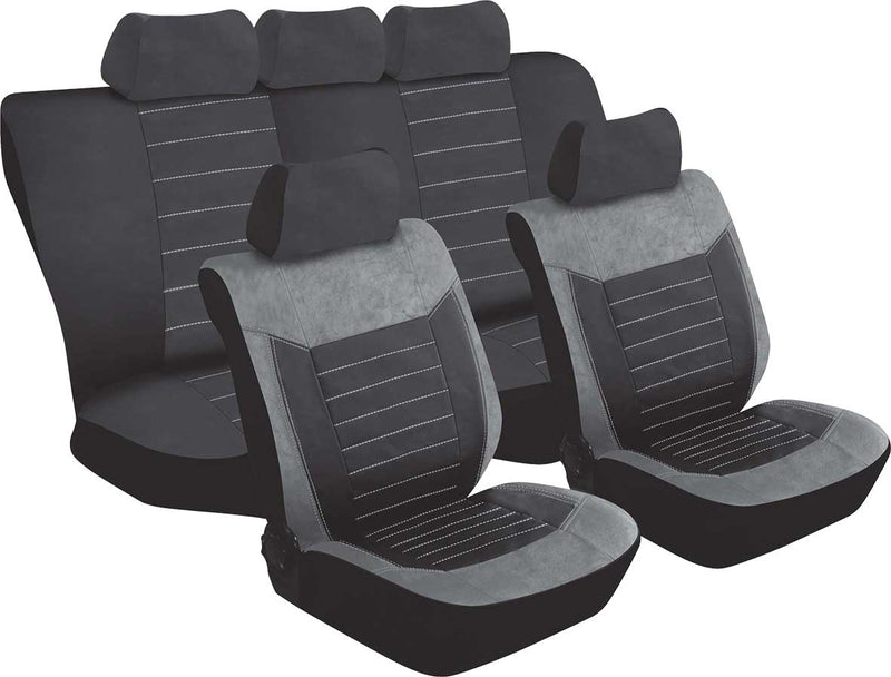 Midas 11 Pc Montreal Seat Cover Set Grey - Lesotho Motor Clinic (Pty) Ltd