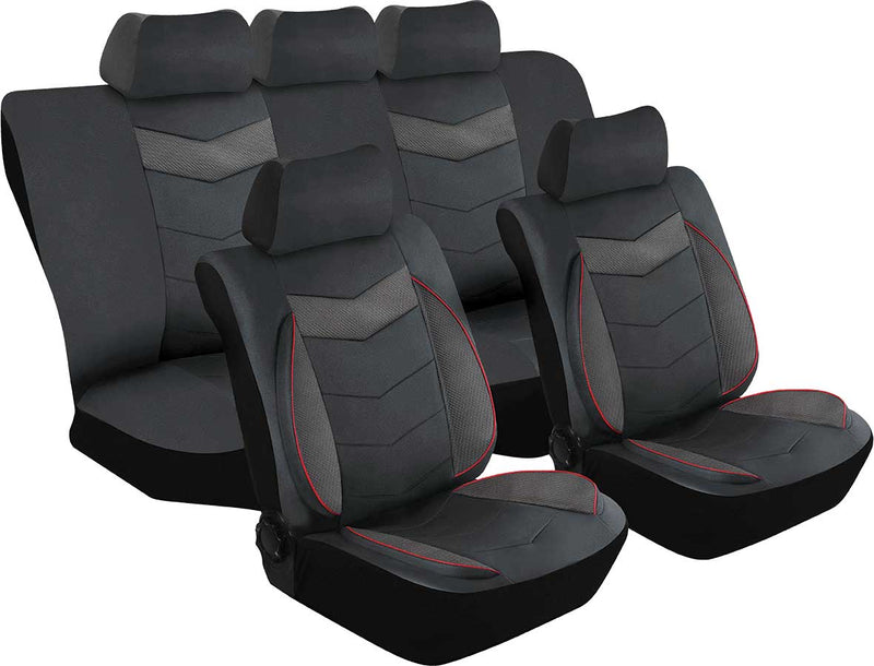 Midas 11 Pc Hockenheim Leather Look Seat Cover - Lesotho Motor Clinic (Pty) Ltd