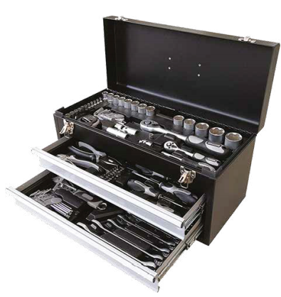 AutoGear 113 Piece 1/2" + 1/4" Drive Tool Kit