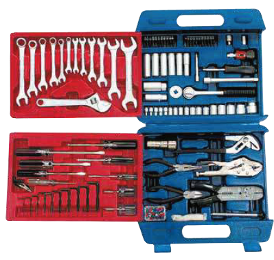 AutoGear 126 Piece 3/8" + 1/4" Drive Tool Kit