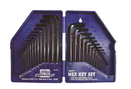 AutoGear 30 Piece Metric/SAE Hex Key Set in Case