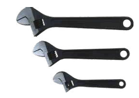 AutoGear 3 Piece Shifting Spanner Set 150/200/250mm