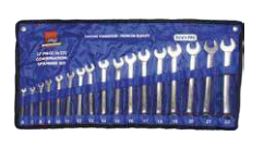 AutoGear 17 Piece Spanner Set Chrome Vanadium