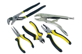 AutoGear 5 Piece Plier Set wtih Pouch 150, 125, 250, 150 & 250mm