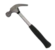 AutoGear 500g Steel Handle Claw Hammer