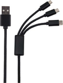 Midas 3 In 1 Multi Connector Sync/Charge Cable - Lesotho Motor Clinic (Pty) Ltd
