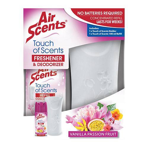 Air Scents Touch of Scents Freshener & Deodorizer – Vanilla Passion Fruit 100ml - Lesotho Motor Clinic (Pty) Ltd