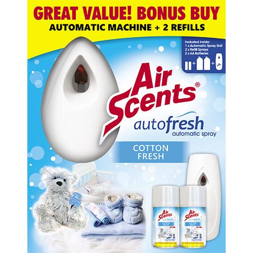 Air Scents Autofresh Automatic Spray Kit – Cotton Fresh - Lesotho Motor Clinic (Pty) Ltd