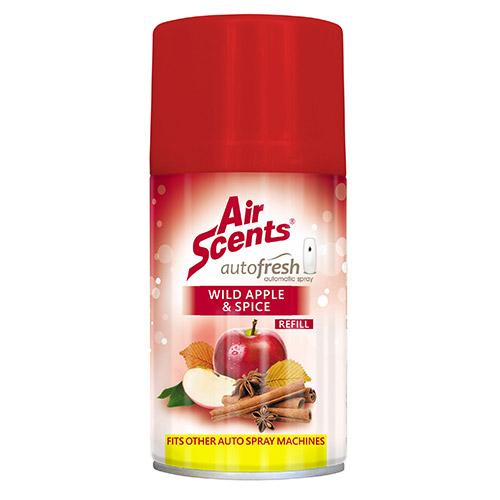 Air Scents Autofresh Automatic Spray Refill – Wild Apple and Spice 250ml - Lesotho Motor Clinic (Pty) Ltd