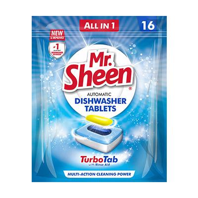 Mr. Sheen Automatic Dishwasher Detergent Tablets (16 Tablets) - Lesotho Motor Clinic (Pty) Ltd