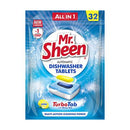Mr. Sheen Automatic Dishwasher Detergent Tablets – Lemon (32 Tablets) - Lesotho Motor Clinic (Pty) Ltd
