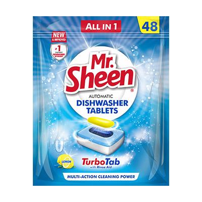 Mr. Sheen Automatic Dishwasher Detergent Tablets (48 Tablets) Lemon - Lesotho Motor Clinic (Pty) Ltd