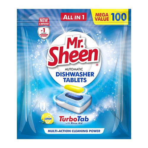 Mr. Sheen Automatic Dishwasher Detergent Tablets (100 Tablets) - Lesotho Motor Clinic (Pty) Ltd