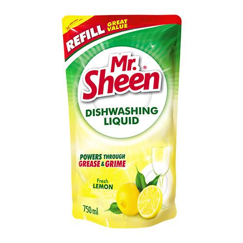 Mr. Sheen Dishwashing Liquid Refill – Fresh Lemon 750ml - Lesotho Motor Clinic (Pty) Ltd