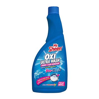 Mr. Sheen Oxi Ultra Wash Fabric Stain Remover Pre-Wash – 750ml Refill - Lesotho Motor Clinic (Pty) Ltd