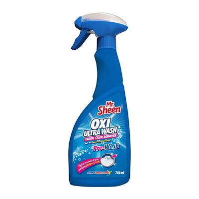 Mr. Sheen Oxi Ultra Wash Fabric Stain Remover Pre-Wash – 750ml - Lesotho Motor Clinic (Pty) Ltd