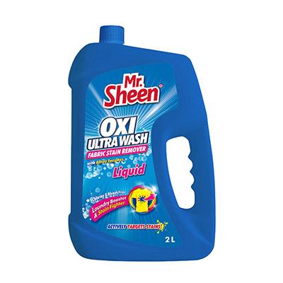 Mr. Sheen Oxi Ultra Wash Fabric Stain Remover Liquid – 2 litre - Lesotho Motor Clinic (Pty) Ltd