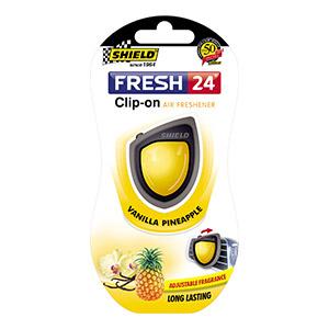 Shield Fresh 24 Clip-On Air Freshener Vanilla Pine 4ml - Lesotho Motor Clinic (Pty) Ltd