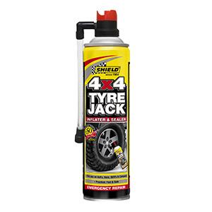 Shield Tyre Jack 4×4 Emergency Inflator 500ml - Lesotho Motor Clinic (Pty) Ltd