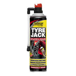 Shield Tyre Jack Emergency Inflator 340ml - Lesotho Motor Clinic (Pty) Ltd