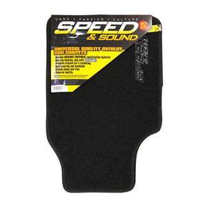 Shield Universal Black Sports Deluxe Designer Speed & Sound Mat – 4 Piece - Lesotho Motor Clinic (Pty) Ltd